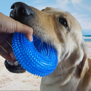 推荐 Rubber Toys Squeaker Chew Dog Durable Teeth Aggressive