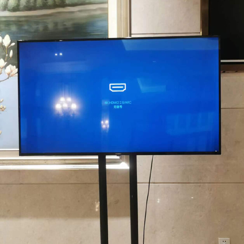 电视机租赁室内设备博览会展一体挂安装 65寸4K液晶成都LED显示屏