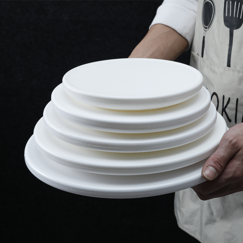 刺身冰盘塑料长方形鱼生冰板专用圆形三文鱼冰碟注水刺身盘子商用