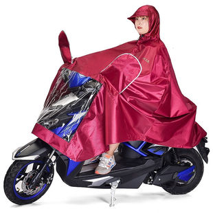 雨衣加大加厚骑行防水防暴雨成人雨披电瓶车单双人电动摩托车