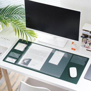 多功能办公桌垫超大号鼠标垫备忘写字台垫电脑键盘垫照片书桌垫子