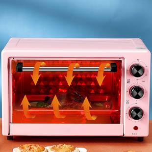 小型烤箱迷你热饭家用一体10升1人复古新款 小尺寸烘焙专用
