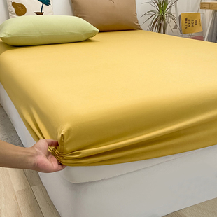 纯棉床笠单件全棉床罩防尘罩席梦思保护套防滑固定床单全包床垫套