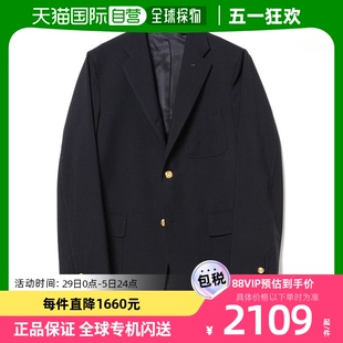 男女同款 设计 日本直邮BEAMS 羊毛混纺三扣休闲西装 外套 PLUS 经典