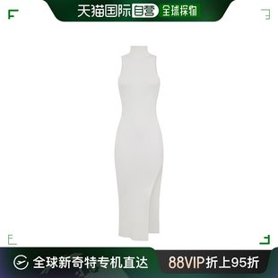 AM69S 背部镂空罗纹中长连衣裙 Franchi 香港直邮Elisabetta 女士