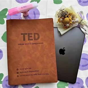 TED精读演讲文字稿全套中英双语版 20篇演讲稿笔记本送视频音频