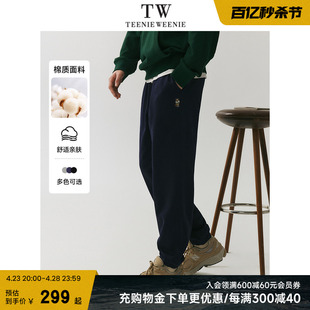 子男士 长裤 TeenieWeenie小熊男装 宽松运动美式 男2024夏季 卫裤 新款