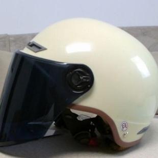 3C认证头盔女四季 通用轻便式 半盔透气头盔女电动车安全头盔男夏季