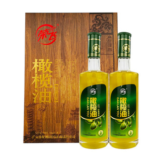 包邮 荣飞橄榄油食用油500mlx2礼盒装 广元 特级初榨橄榄油