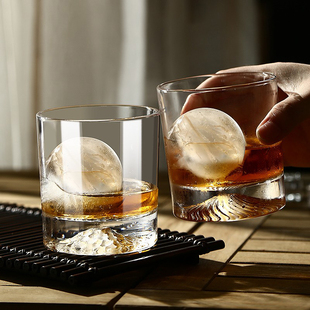 日式 水晶玻璃威士忌酒杯子高端纯饮喝洋酒杯家用颜值白兰地啤酒杯
