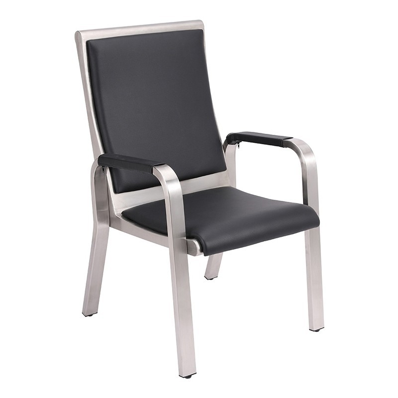 新款 电厂不锈钢监盘椅201全不锈钢办公椅操作椅防静电操盘椅单位