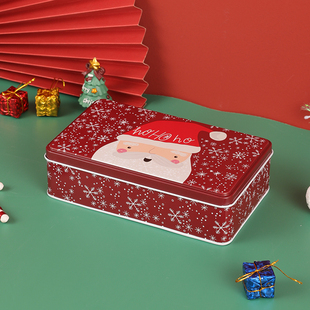 曲奇饼干包装 盒糖果盒烘焙饼干罐子带盖收纳盒圣诞小铁盒空盒子