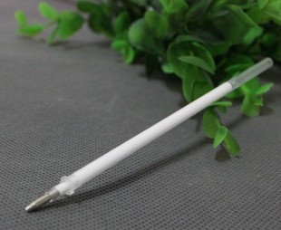 墨香缘特种白色笔芯硬笔书法创作练习专用中性笔芯 黑底写白字
