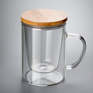 泡茶杯家用大容量茶水分离杯耐热透明把手办公室过滤茶叶杯子干部