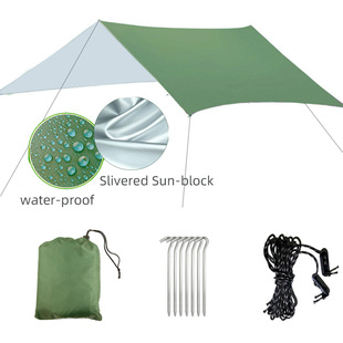 多用途户外天幕露营帐篷雨棚沙滩野餐野外 遮阳防雨超轻凉棚布