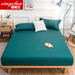 纯素色床笠单件1.8m床单全包防尘罩席梦思床垫保护套固定防滑床罩