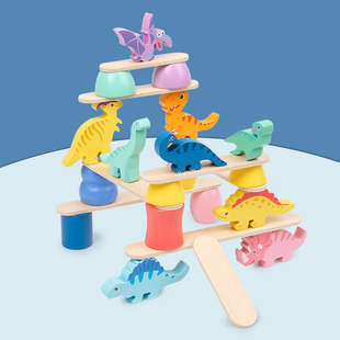 叠叠乐积木恐龙智力儿童叠叠高大力士平衡玩具亲子桌面游戏男女孩