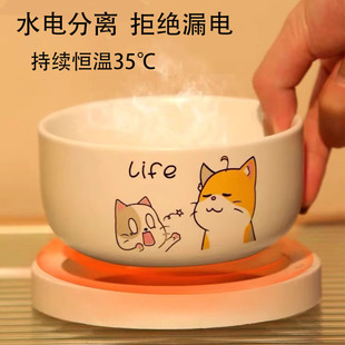 猫咪狗狗宠物恒温饮水机饮水器酸奶机水碗加热猫咪冬天喝水神器