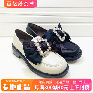 正品 时尚 新款 乐流行福鞋 秋季 促销 千百度女鞋 A22468513B01 单鞋