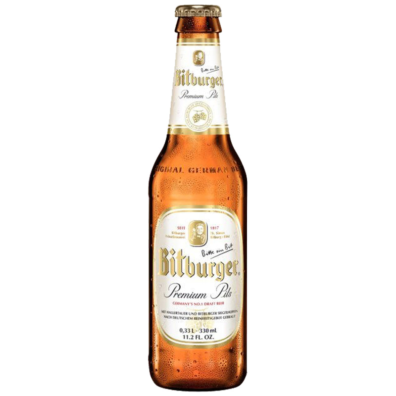 碧堡啤酒330mL瓶装 整箱 德国原装 进口啤酒
