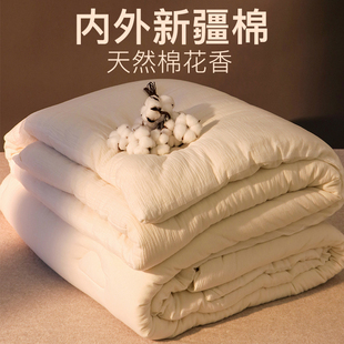 天然棉花香 100新疆长绒棉 棉花被芯纯棉花全棉 棉絮棉被棉花被