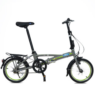 Ford福特单速16寸超轻Y字铝合金架折叠自行车 儿童学生女士单车