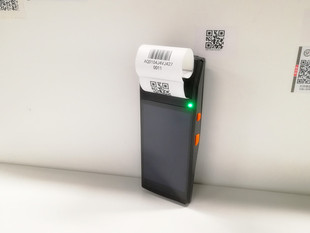 群索qs55014G不干胶扫描打印安卓手持机NFCRFID标签pda读写采集器