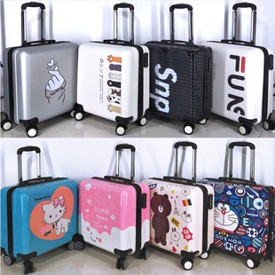 密码 迷你旅行箱小型轻便登机箱 行李箱18寸女ins网红拉杆箱20韩版
