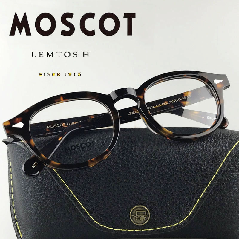 LEMTOSH方框眼镜架余文乐同款 MOSCOT玛士高近视眼镜复古板材男女
