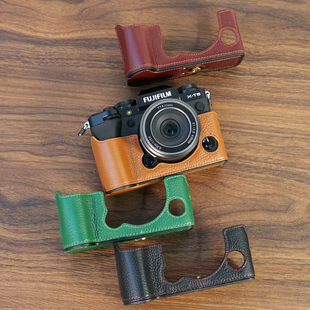 适用于富士X T5相机包 xt5半套底座便携 XT5复古腕带富士相机配件
