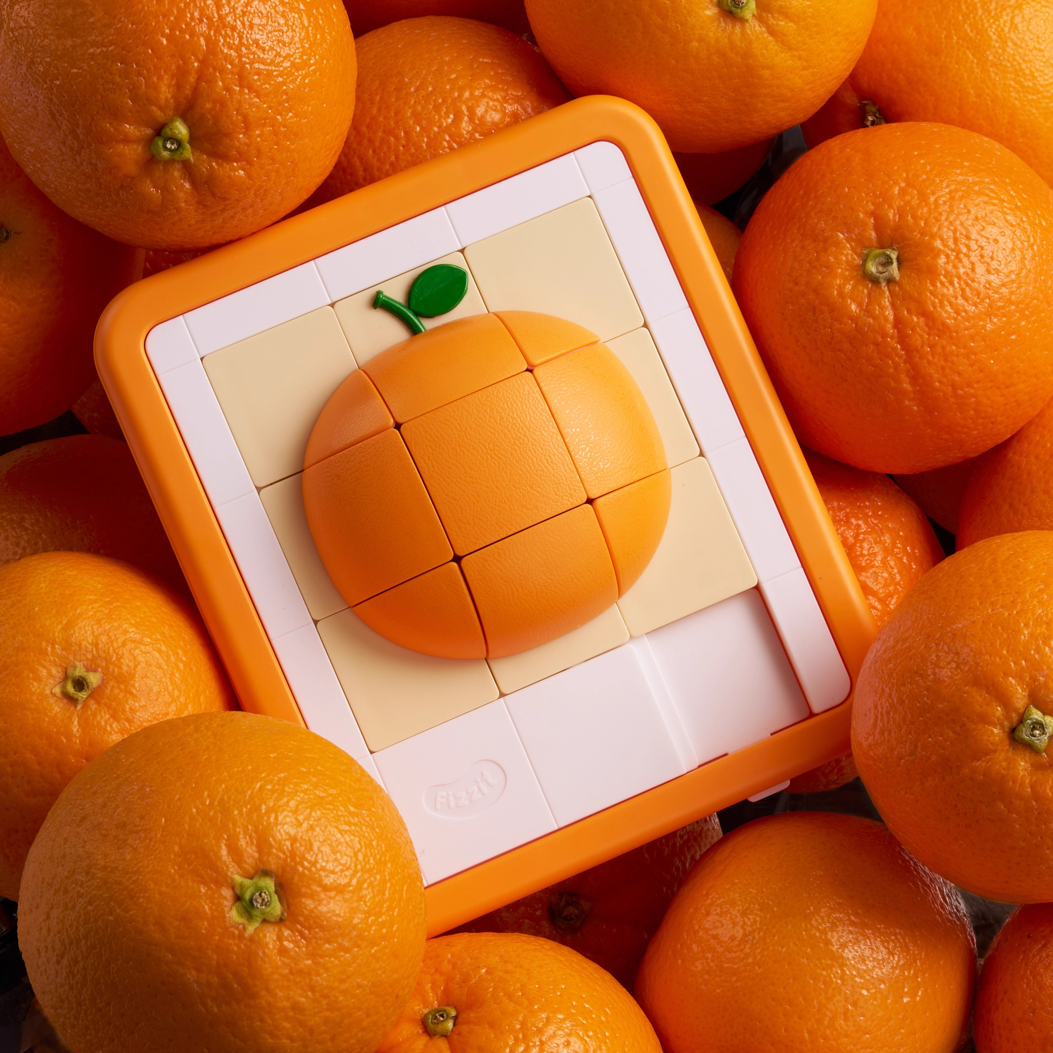 Fizzit立体华容道橙子数字棋移动拼图儿童玩具逻辑思维训练益智