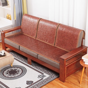 红木沙发垫夏季 凉席麻将坐垫防滑竹垫夏天款 欧式 布沙发套凉垫定做