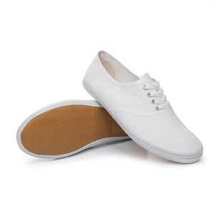 白球鞋 白网男女帆布鞋 晨练太极武术鞋 工作白布鞋 六一舞蹈鞋 小白鞋