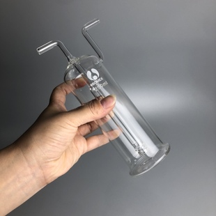 现货分析仪配韩系件封闭式 钢铁洗瓶扎氏洗气瓶过滤气体玻璃瓶125m