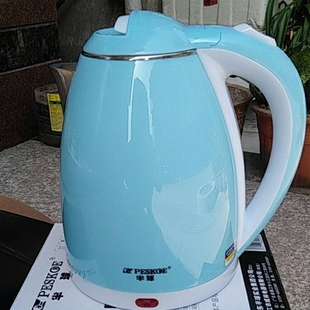 304不锈钢电热水壶自动断电家用快速电茶壶双层防烫煮水器烧水壶