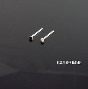 防过敏封耳洞硅胶小耳钉 超闪2毫米迷你黑白小钻塑料耳针 大特价
