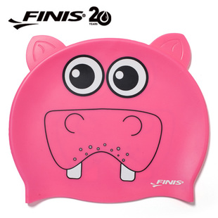 硅胶造型游泳帽 卡通泳帽 菲尼斯 FINIS 儿童专用造型泳帽