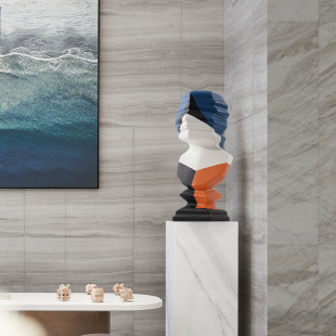 新品 抽象艺术品人物雕塑售楼处样板间酒店摆件现代前台过道展示柜