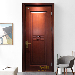 天津实体店客厅门卧室门实木复合烤漆门现代简约套装 门木门室 新品