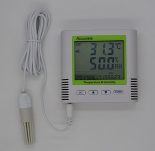 温湿度记录仪 工k业车间仓库数显自动连续记录可导出数据温湿度计