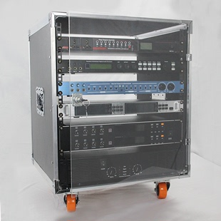 12U16U专业航空箱功放调音台机架8UG移动音响机箱6U简易机柜可订