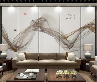 大板瓷砖现代简约沙发销 微晶背景电视大理石岩板直墙u空 悬玄关