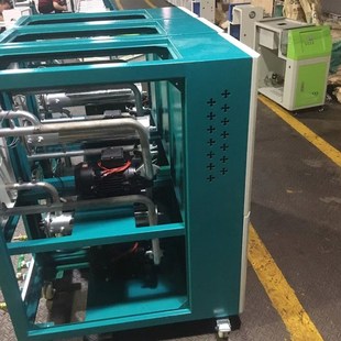 冷冻机模具冷却 冷凝器ABS水 极速厂家销售注塑机冷水机5HP水冷式