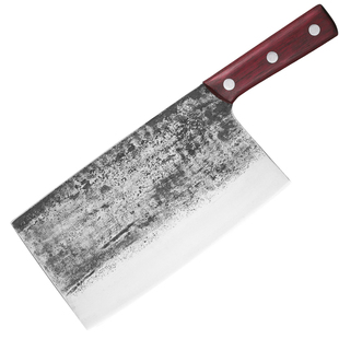 锰钢纯手工锻打切片刀老式 家用菜刀超快锋利桑刀切菜片肉厨师专用