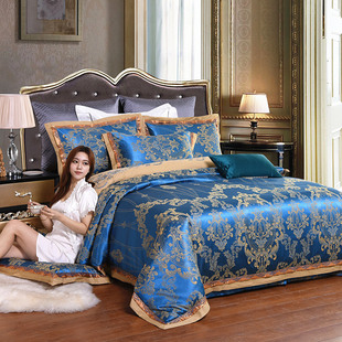 床品床单 款 欧式 新款 高档奢华床上用品四件套全棉纯棉高端大气秋季