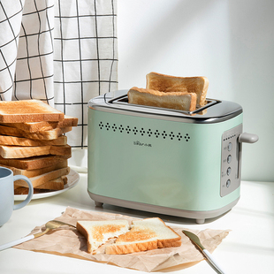 Bear 小熊 DSL C02A1多士炉烤面包机2片家用带烤架土吐司机早餐机