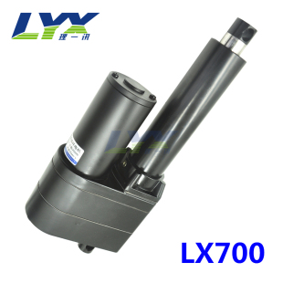 LX700电动推杆重型工业推杆电机1000mm直流电动伸缩杆直线电机