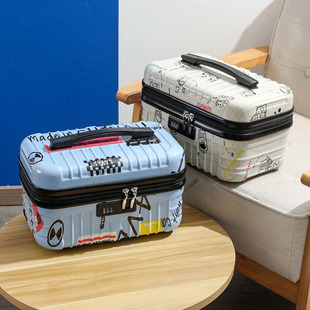 16寸化妆包手提箱子小行李箱18寸登机迷你复古大容量飞机手提箱子