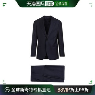 外套腰带环裤 阿玛尼 Armani 长袖 子西装 套装 男士 香港直邮潮奢