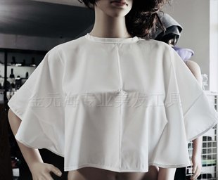 韩国吹风化妆造型围布 理发店发廊专用披肩美发烫染剪发防皱围布